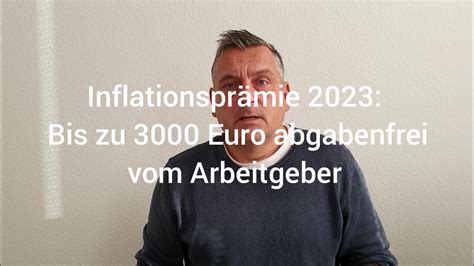 inflationsprämie 2023 arbeitgeber